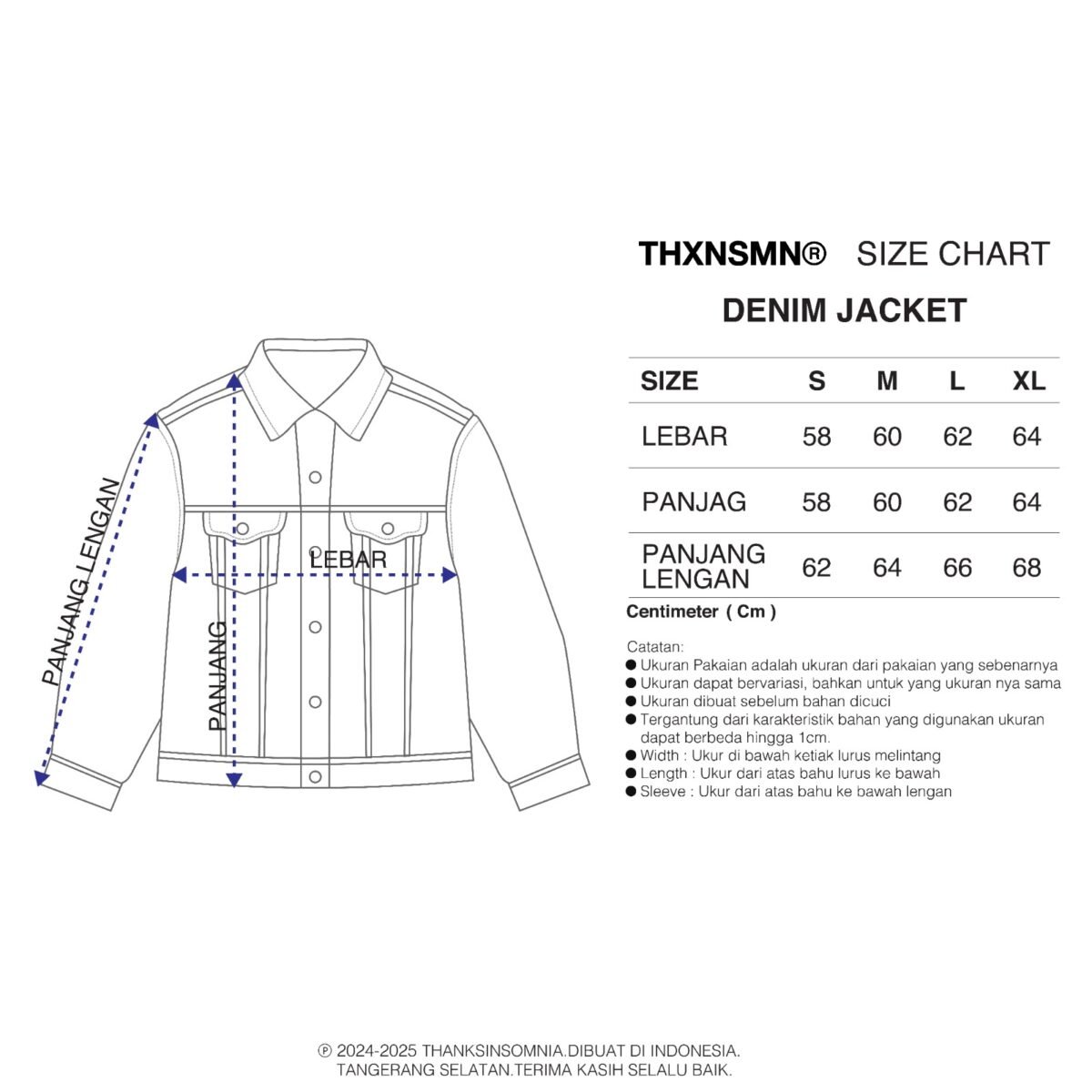 Denim Jacket Hailey Reaper Black Thanksinsomnia - Gambar 5