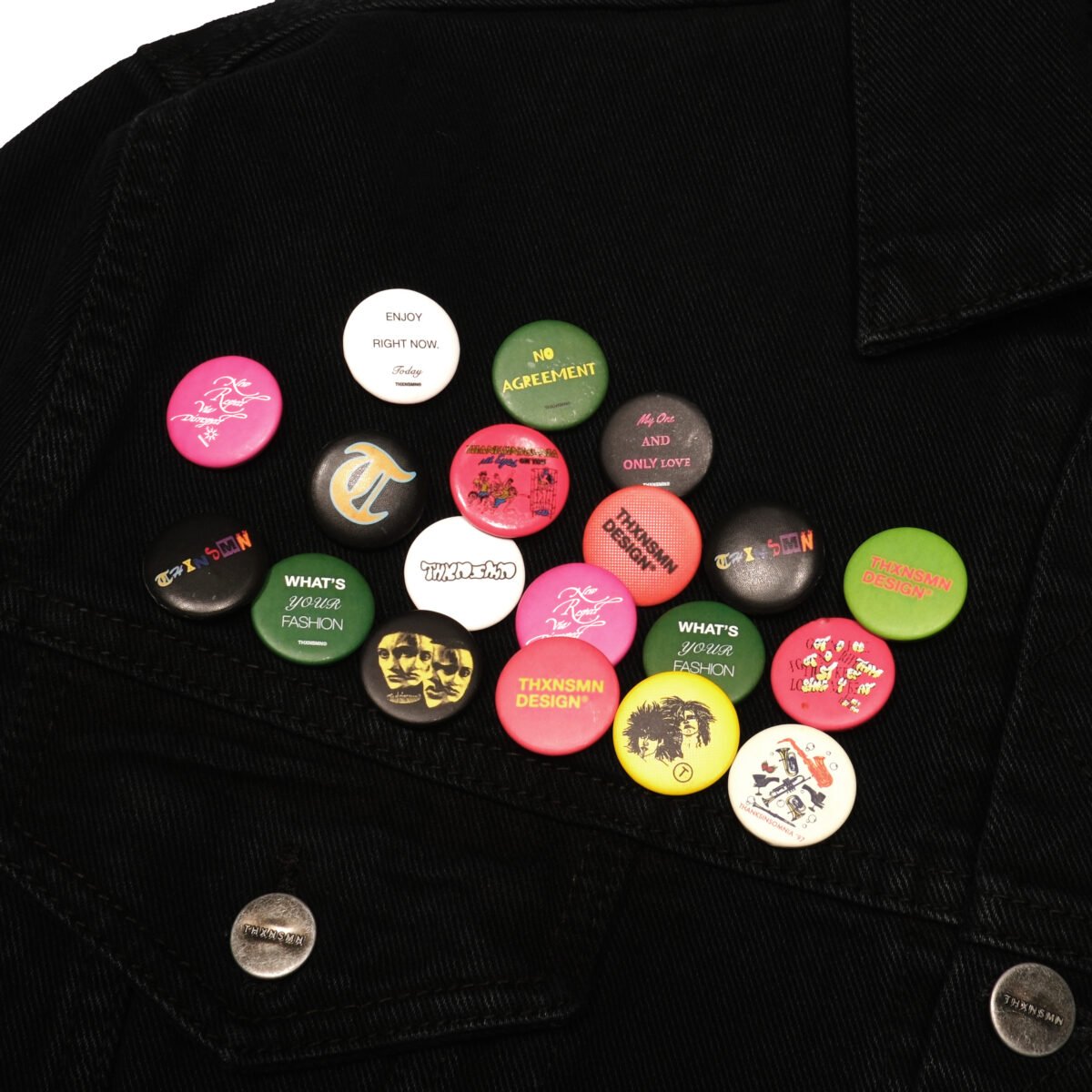 Denim Jacket Hailey Reaper Black Thanksinsomnia - Gambar 3