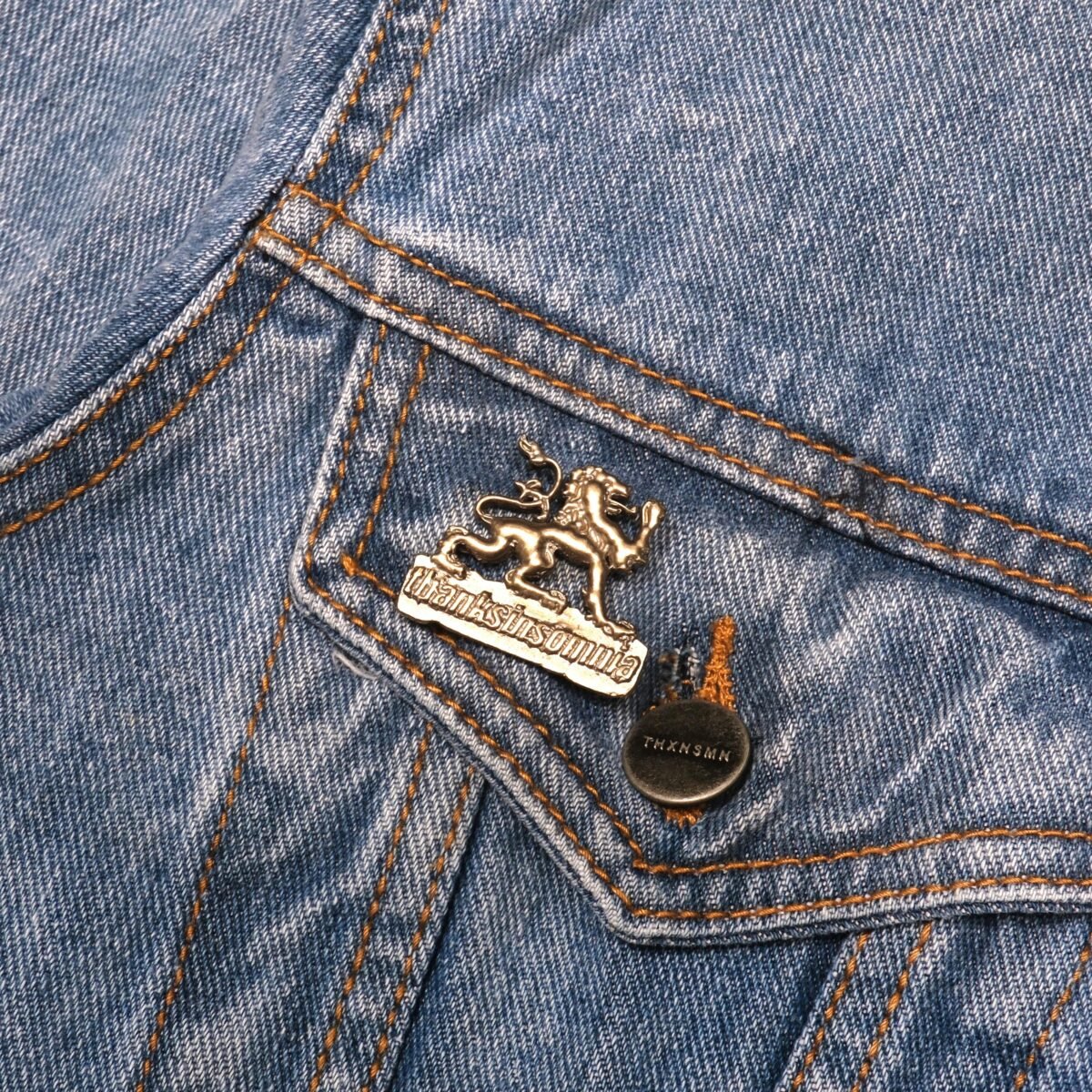 Denim Jacket Hailey Legacy Blue Thanksinsomnia - Gambar 3