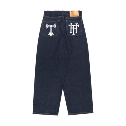 Denim Pants Draelle Logo Dark Blue Thanksinsomnia