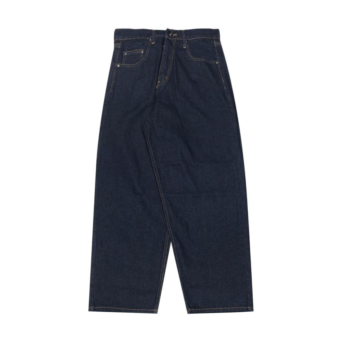 Denim Pants Draelle Logo Dark Blue Thanksinsomnia - Gambar 2