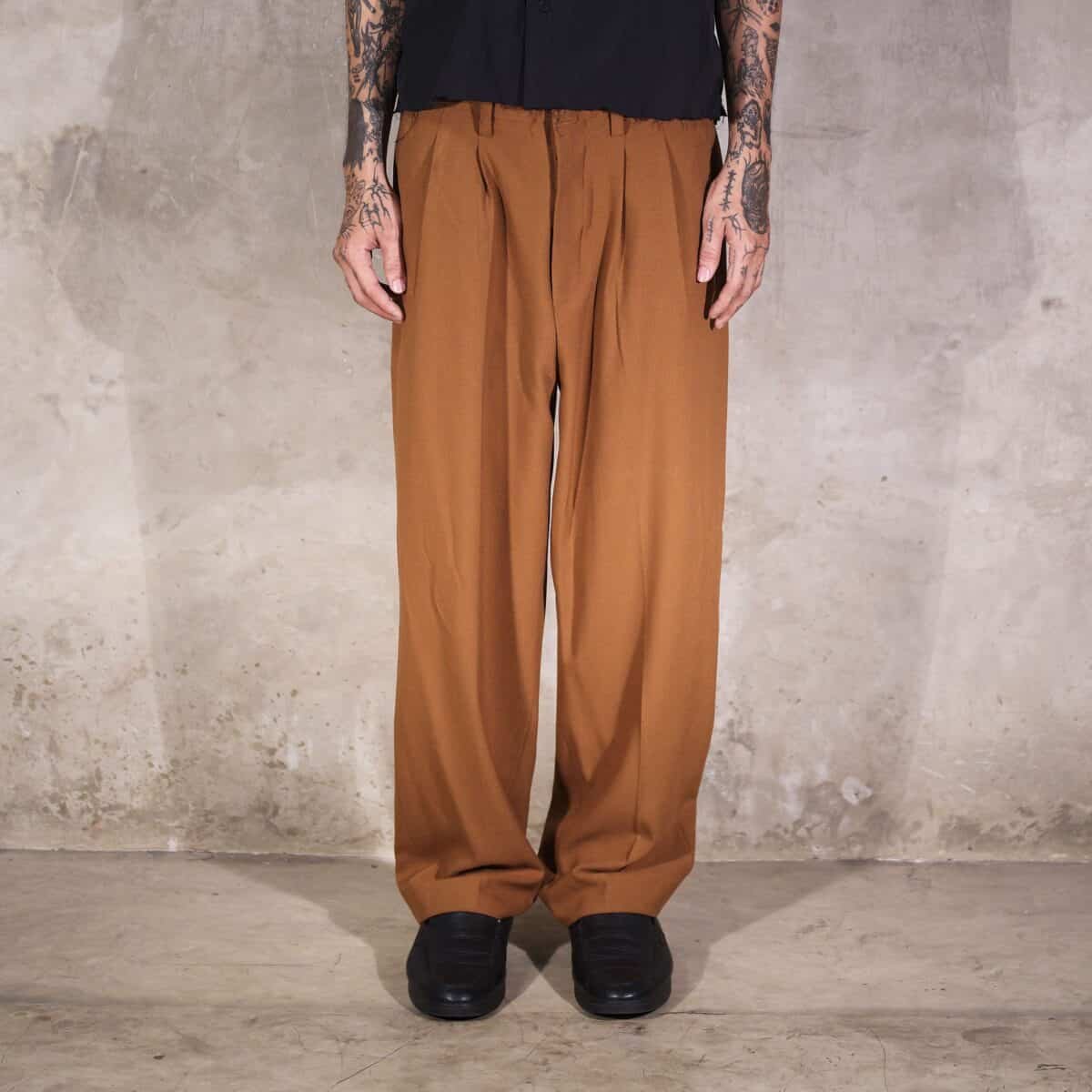 Pant Katya Brown Thanksinsomnia - Gambar 5