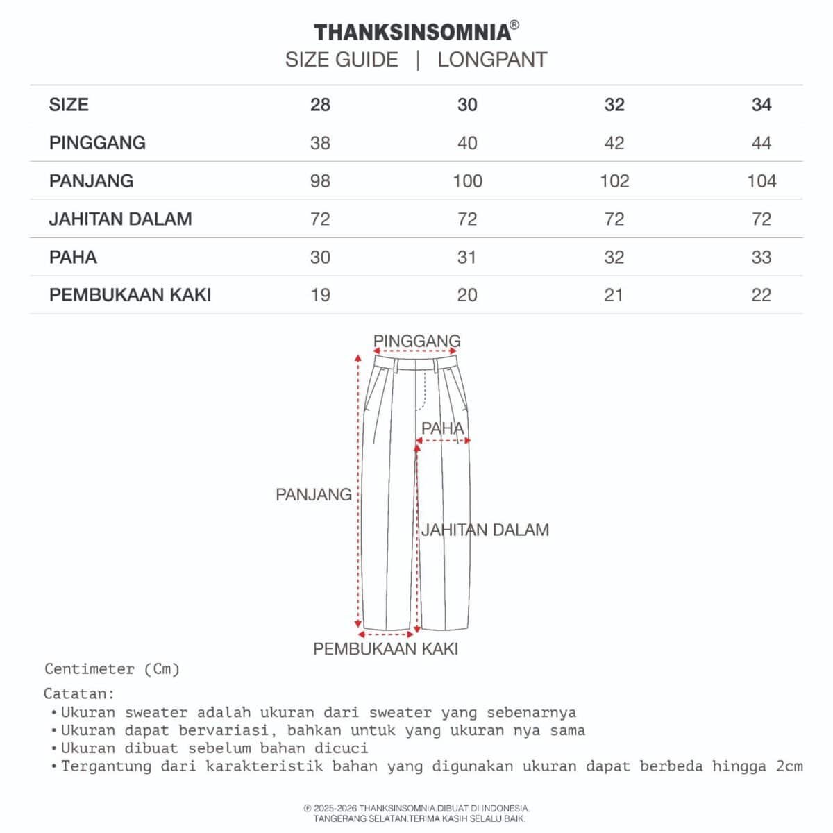 Pant Katya Brown Thanksinsomnia - Gambar 6