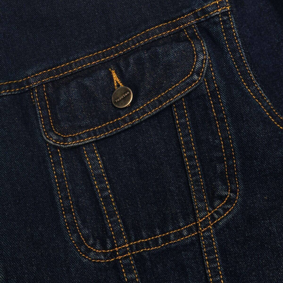 Denim Jacket Marriza Basic Indigo Thanksinsomnia - Gambar 3