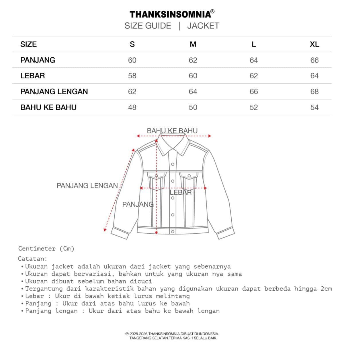Denim Jacket Marriza Basic Indigo Thanksinsomnia - Gambar 4