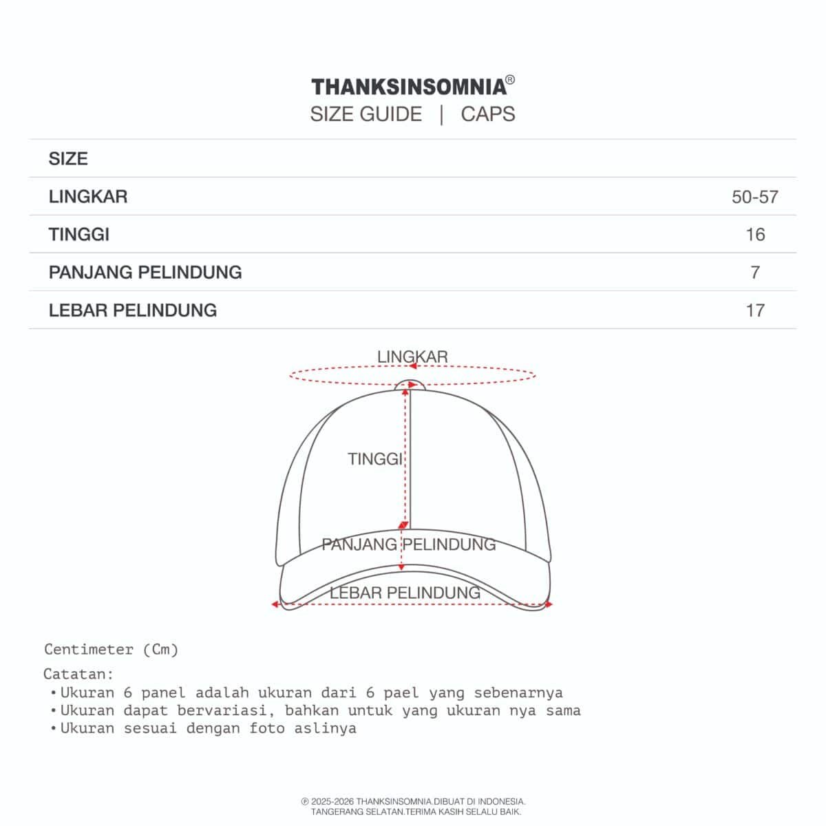 Cap Orielle Black Thanksinsomnia - Gambar 4