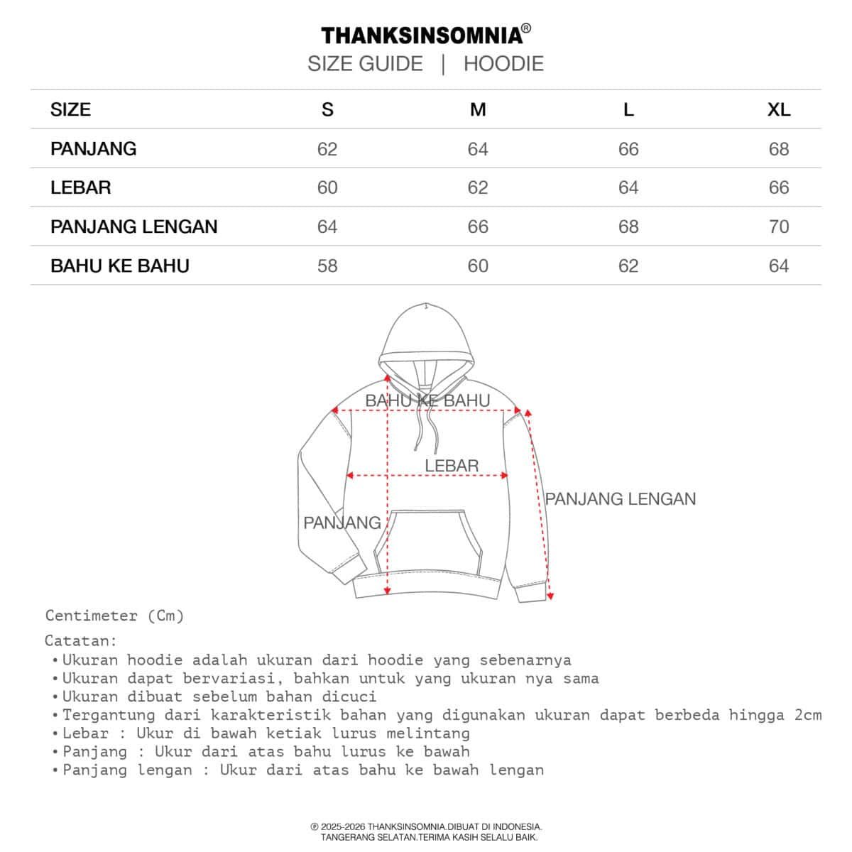 Hoodie Lissalva Yellow Thanksinsomnia - Gambar 3