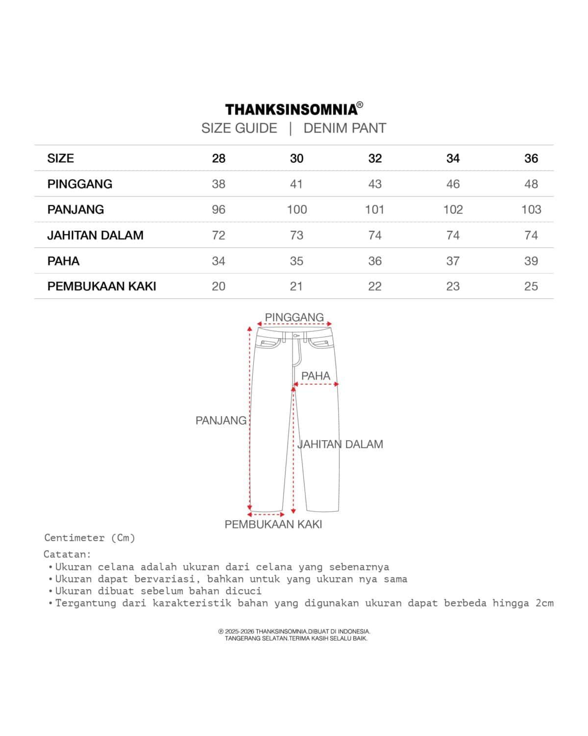 Denim Pants Draelle Scar Indigo Blue Thanksinsomnia - Gambar 5