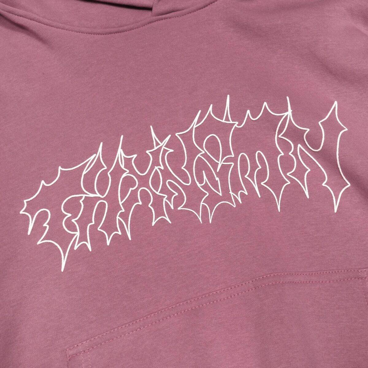 Hoodie Nymira Mauve Rose Thanksinsomnia - Gambar 2