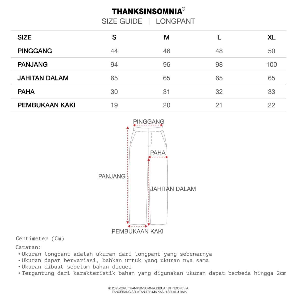 Pants Devia Navy Thanksinsomnia - Gambar 5