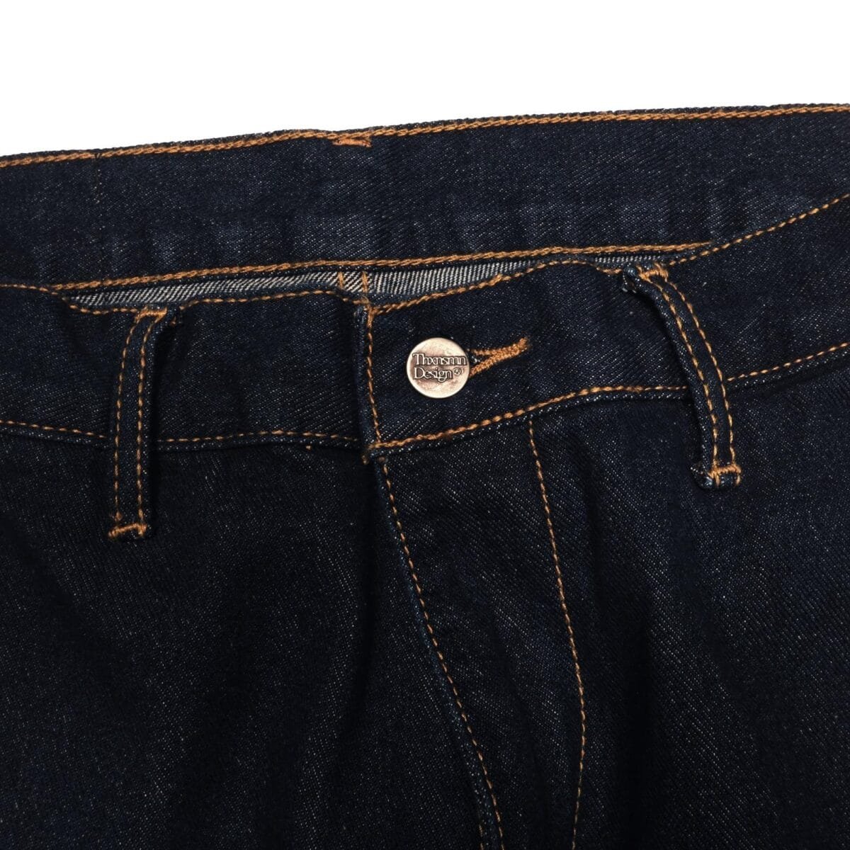 Denim Pants Maria Basic Dark Indigo Blue Thanksinsomnia - Gambar 4