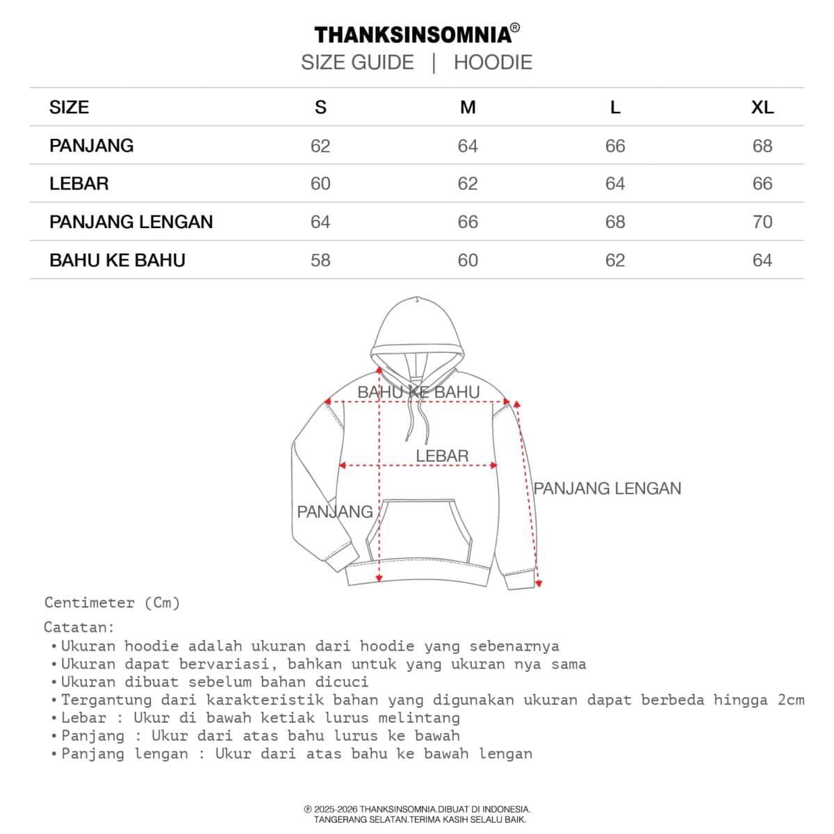 Hoodie Tevana Dark Brown Thanksinsomnia - Gambar 3