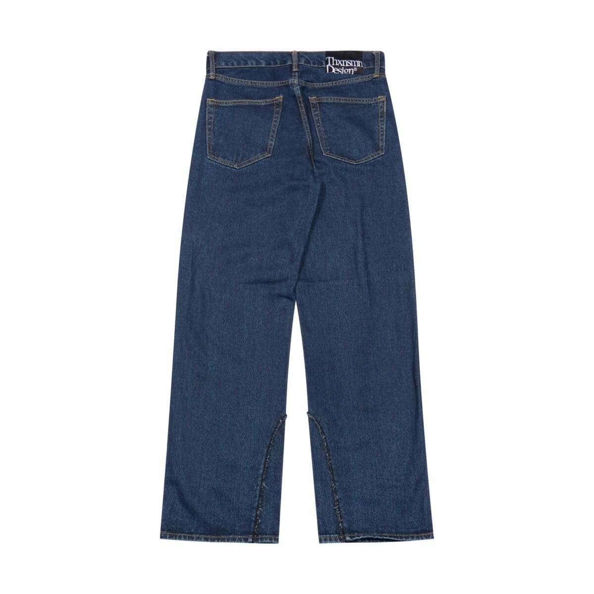 Denim Pants Vivianne Raw Indigo Thanksinsomnia - Gambar 2