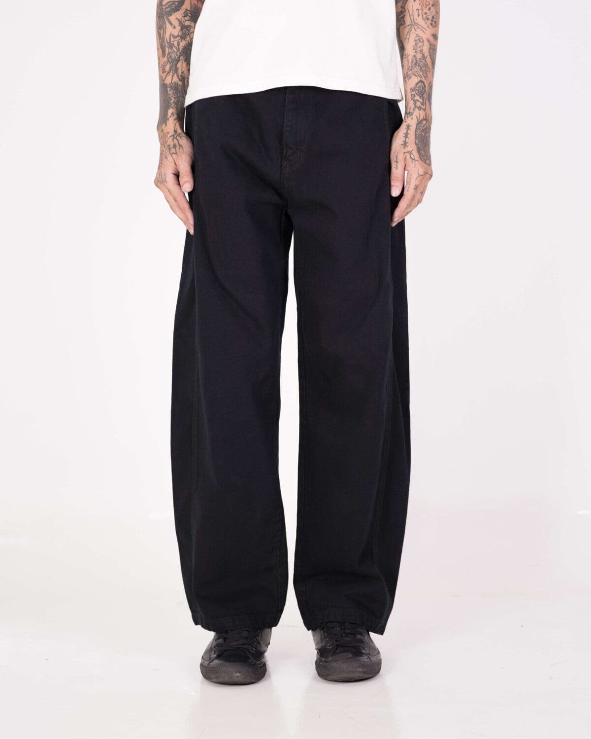 Denim Pants Leonia Washed Black Thanksinsomnia - Gambar 6