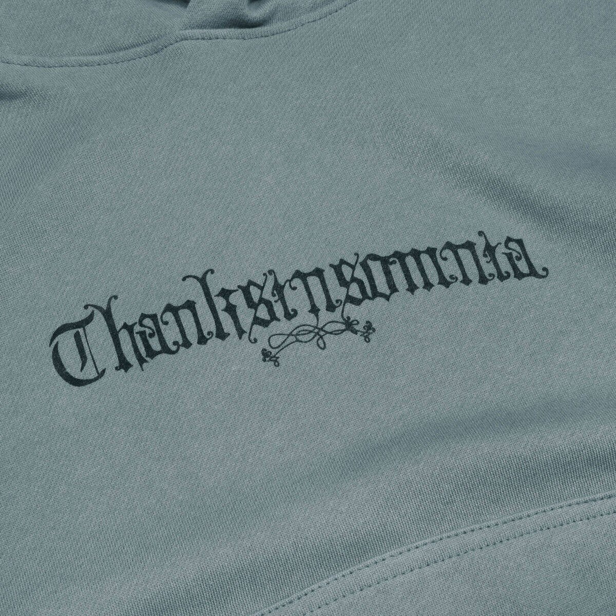 Hoodie Ovelyn Dusty Blue Thanksinsomnia - Gambar 2