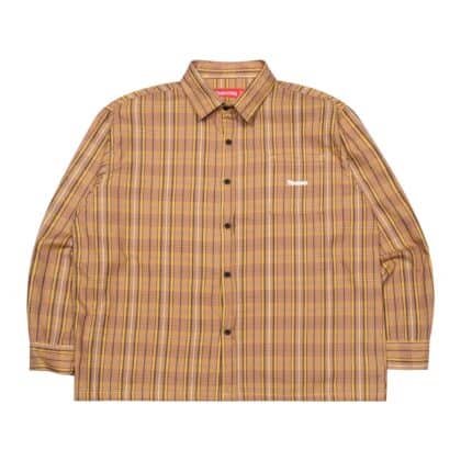 03 - Long Shirt Florentine Plaid Brown Thanksinsomnia