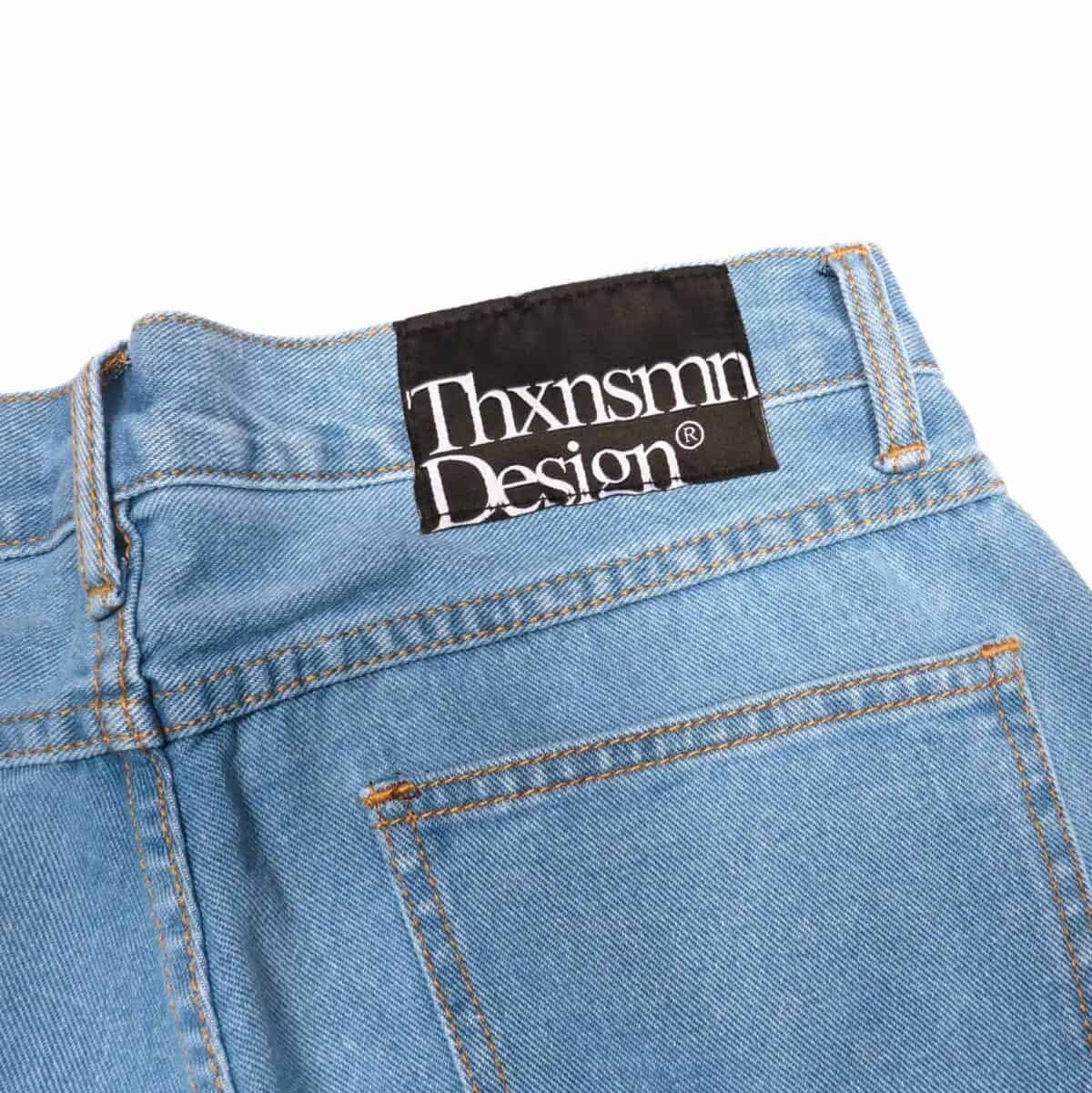 Denim Pants Lyselle Light Blue Thanksinsomnia - Gambar 4