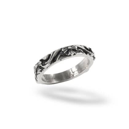 Ring Clover Silver Thanksinsomnia