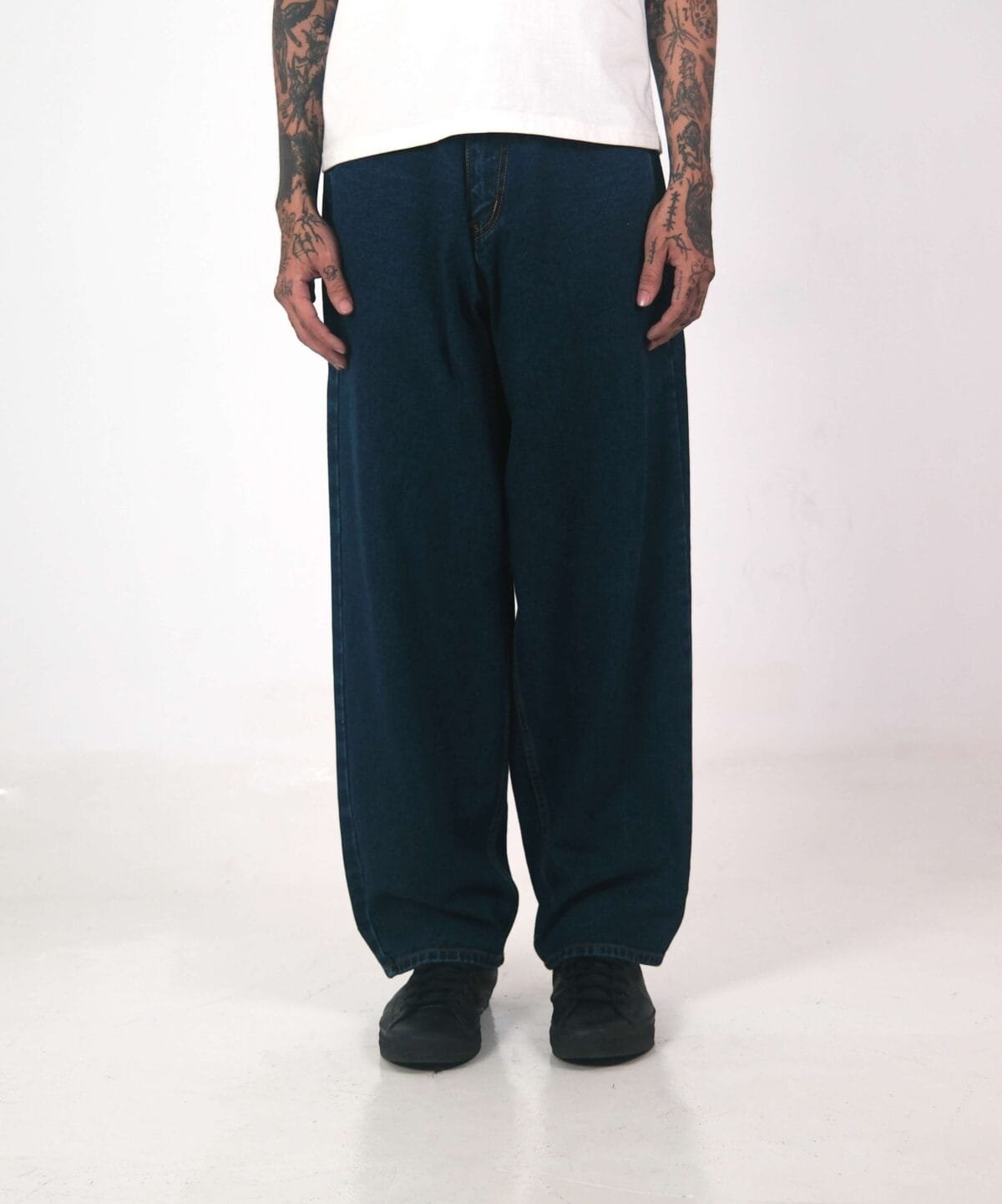 Denim Pants Draelle Crest Blue Thanksinsomnia - Gambar 6