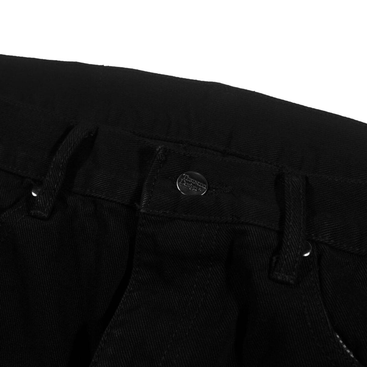 Denim Pants Meggy Basic Black Thanksinsomnia - Gambar 3