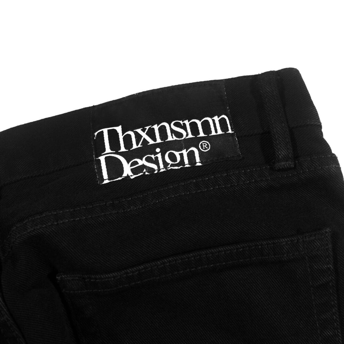 Denim Pants Meggy Basic Black Thanksinsomnia - Gambar 4