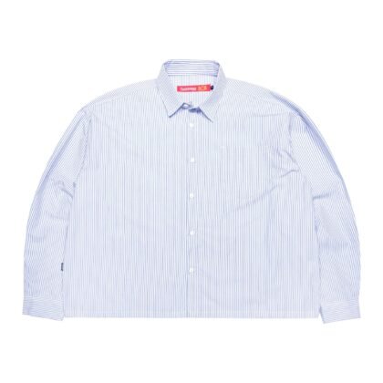 03 - Long Shirt Sunniva Striped White Blue Thanksinsomnia