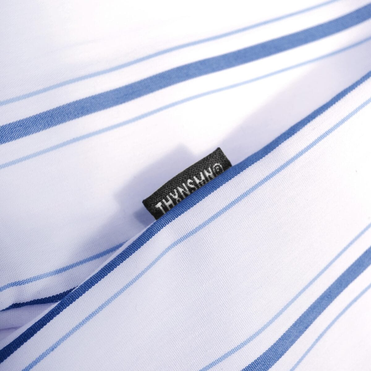 03 - Long Shirt Sunniva Striped White Thanksinsomnia - Gambar 3