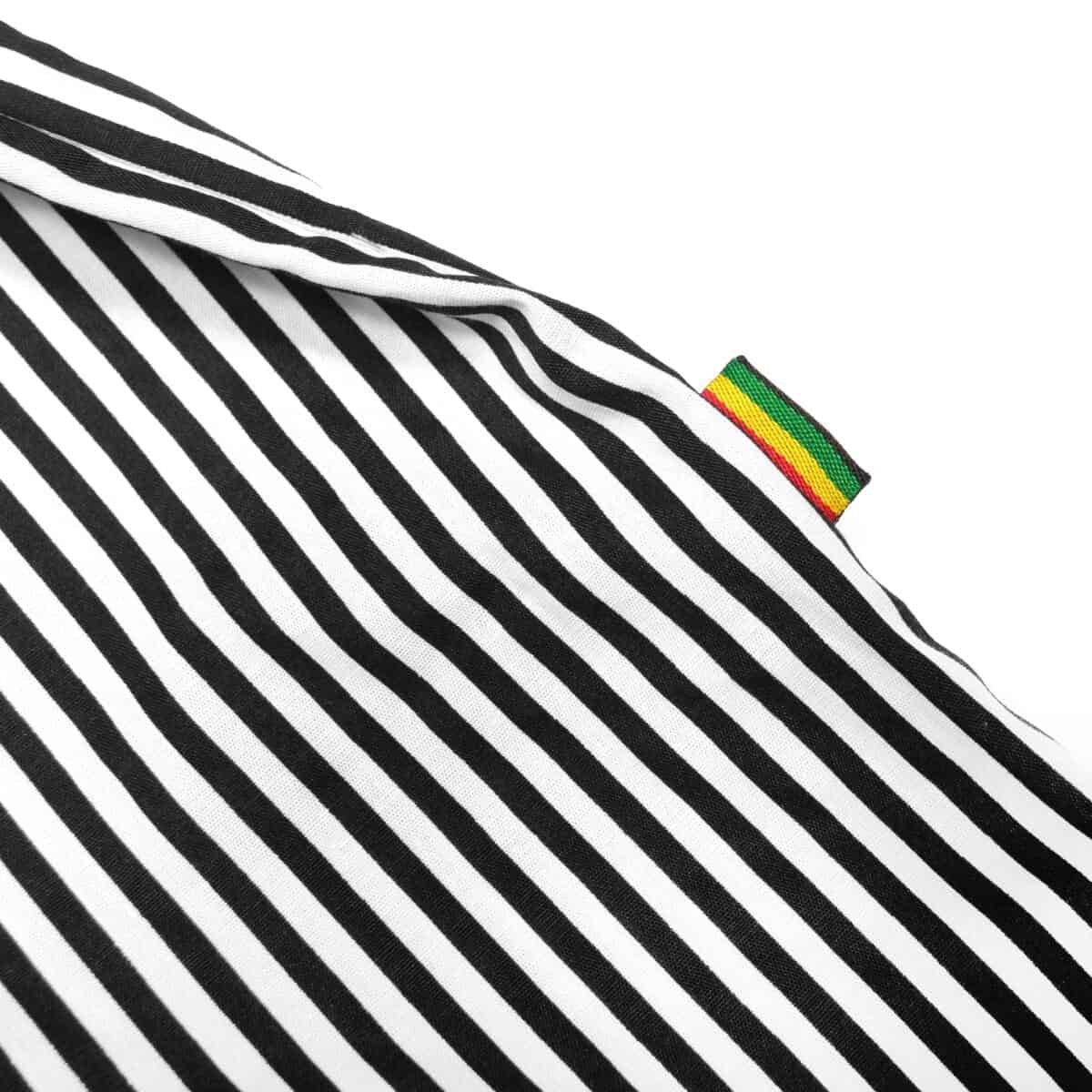 04 - Long Shirt Sunniva Striped White Black Thanksinsomnia - Gambar 3