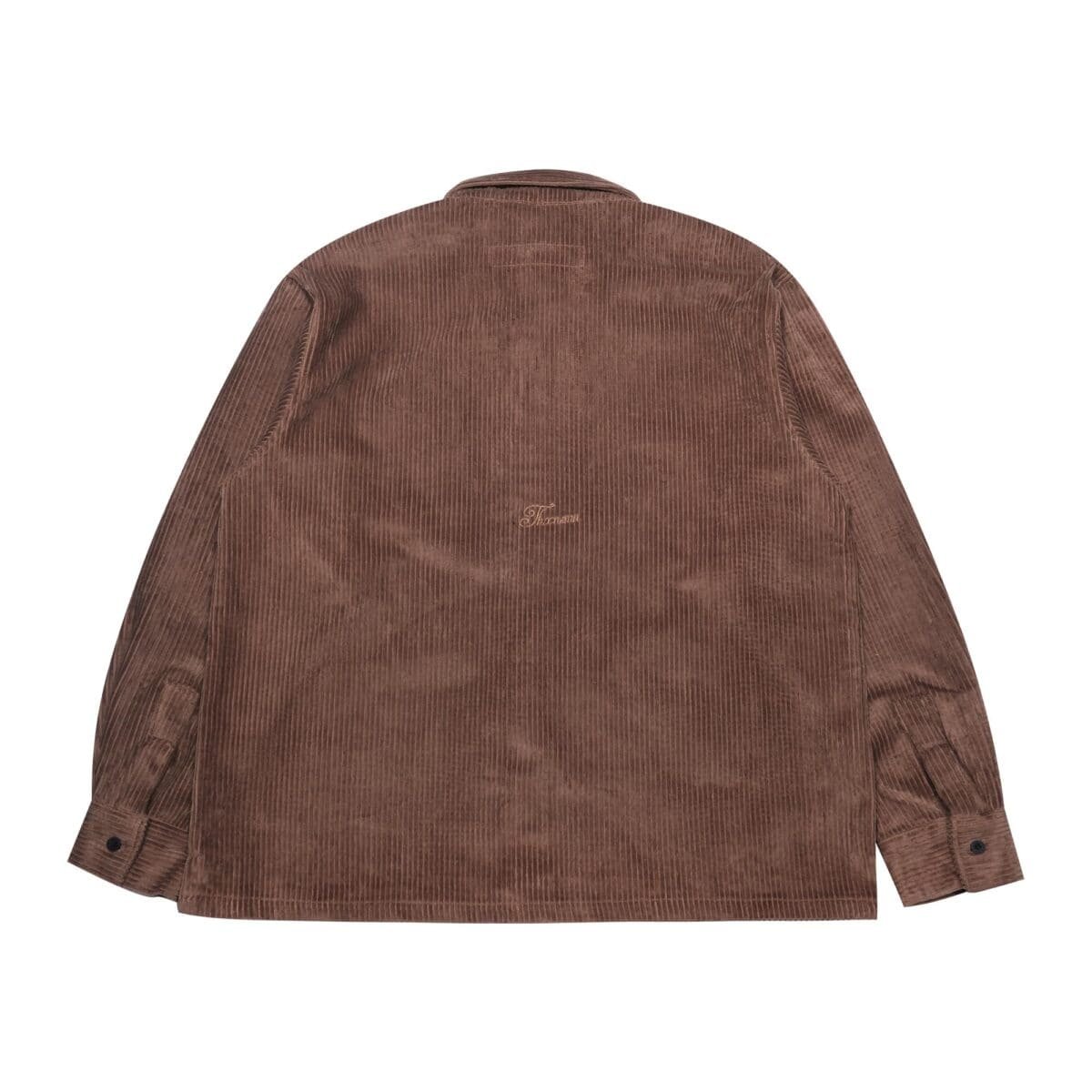04 - Long Shirt Kiriane Dark Brown Thanksinsomnia - Gambar 2