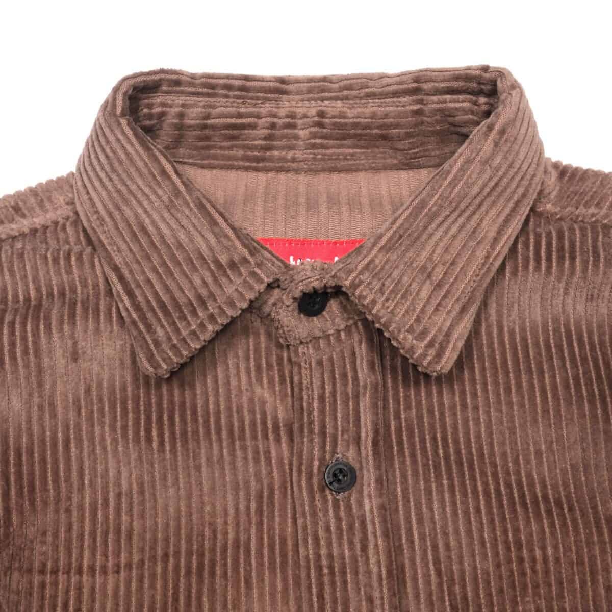 04 - Long Shirt Kiriane Dark Brown Thanksinsomnia - Gambar 3