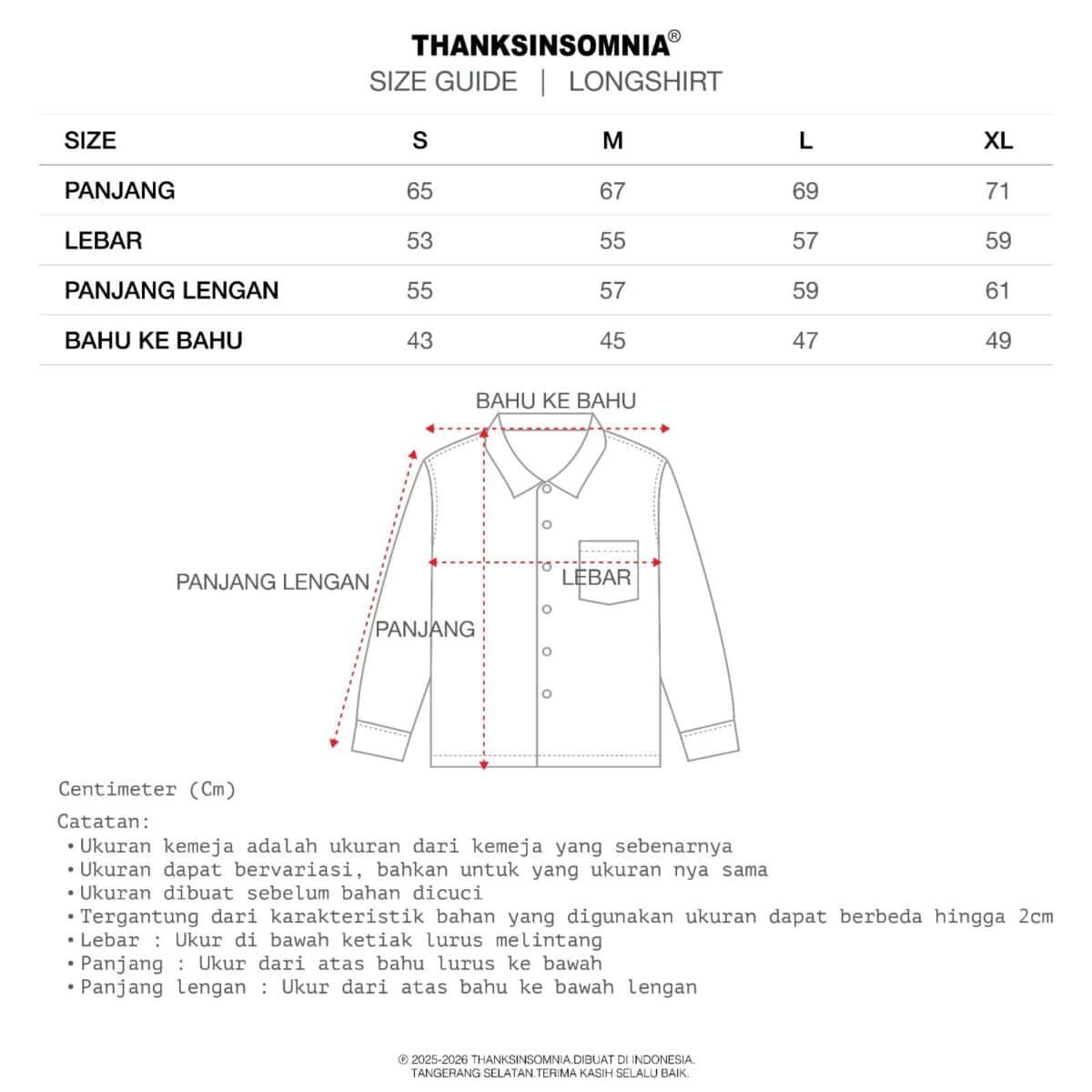 04 - Long Shirt Kiriane Dark Brown Thanksinsomnia - Gambar 5