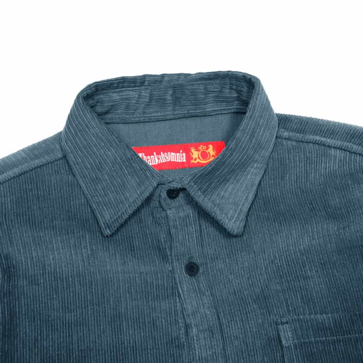 04 - Long Shirt Kiriane Ash Blue Thanksinsomnia - Gambar 3