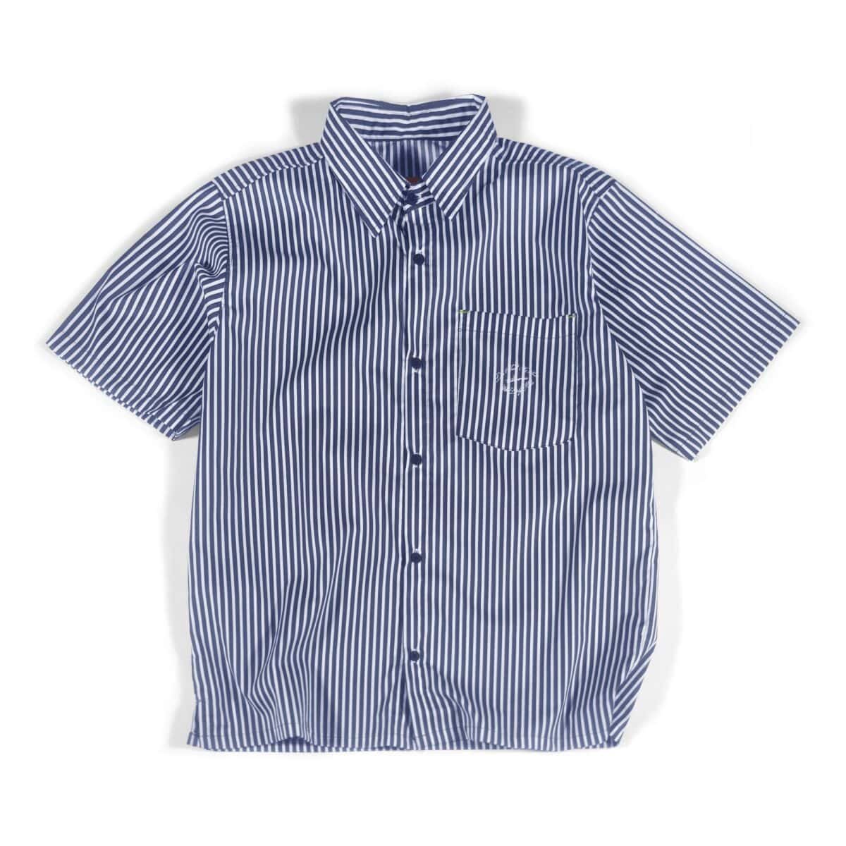 Shirts Sabine Striped White Navy Thanksinsomnia - Gambar 2