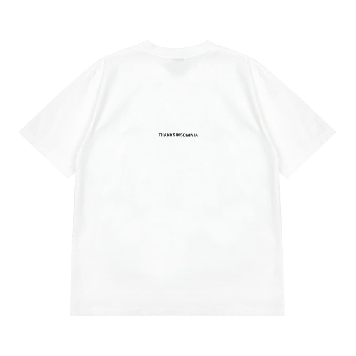 Tshirt Typo Lunelle White Thanksinsomnia - Gambar 2