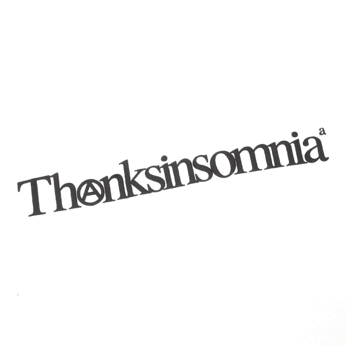 Tshirt Typo Elesta White Thanksinsomnia - Gambar 2