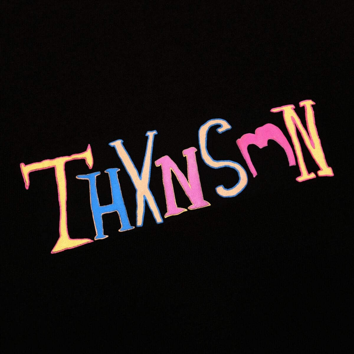 Tshirt Typo Florette Black Thanksinsomnia - Gambar 2