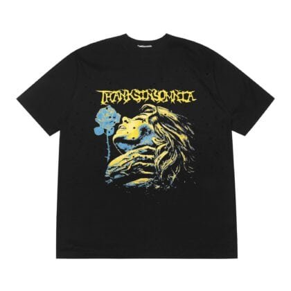 Tshirt Parelle Black - Distressed Tee Thanksinsomnia