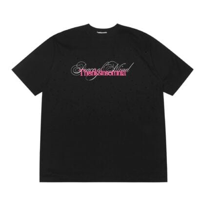 Tshirt Merylda Black - Distressed Tee Thanksinsomnia