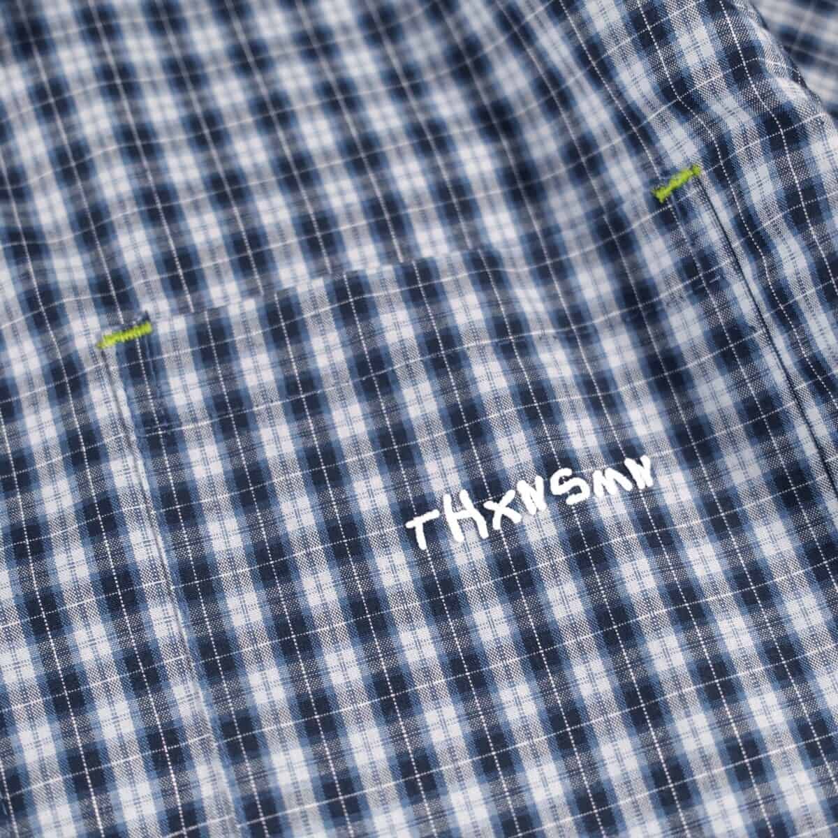 Shirts Glinette Plaid Blue Thanksinsomnia - Gambar 2