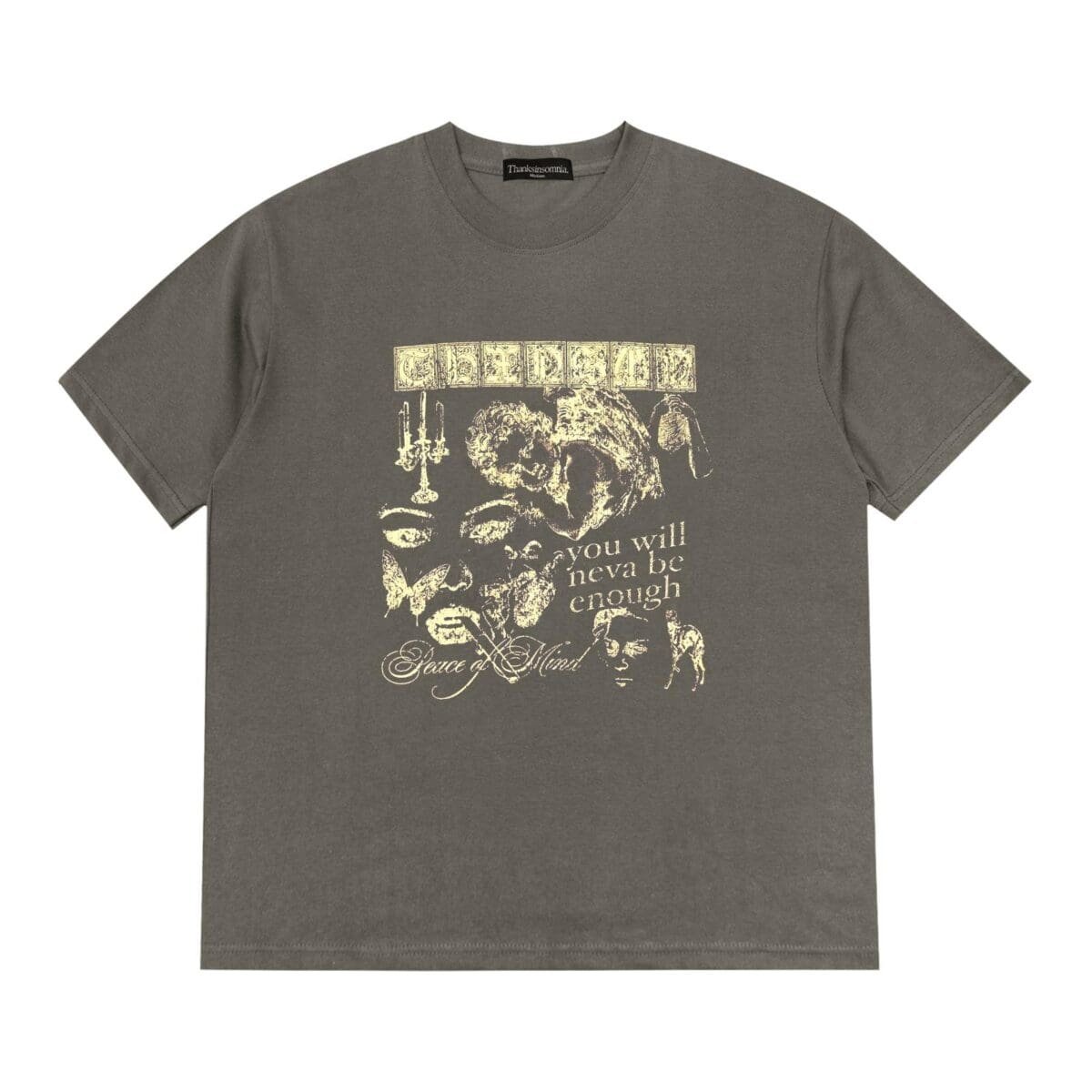 Tshirt Prissia Grey Thanksinsomnia