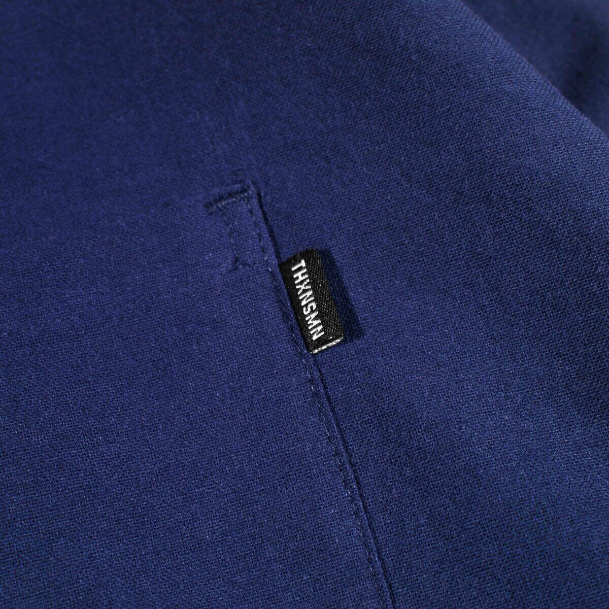01 - Long Shirt Marina Navy Thanksinsomnia - Gambar 2