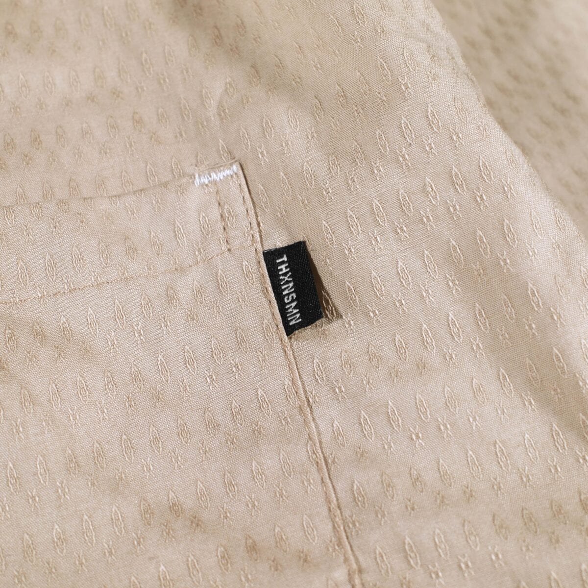 01 - Long Shirt Marina Light Brown Thanksinsomnia - Gambar 2