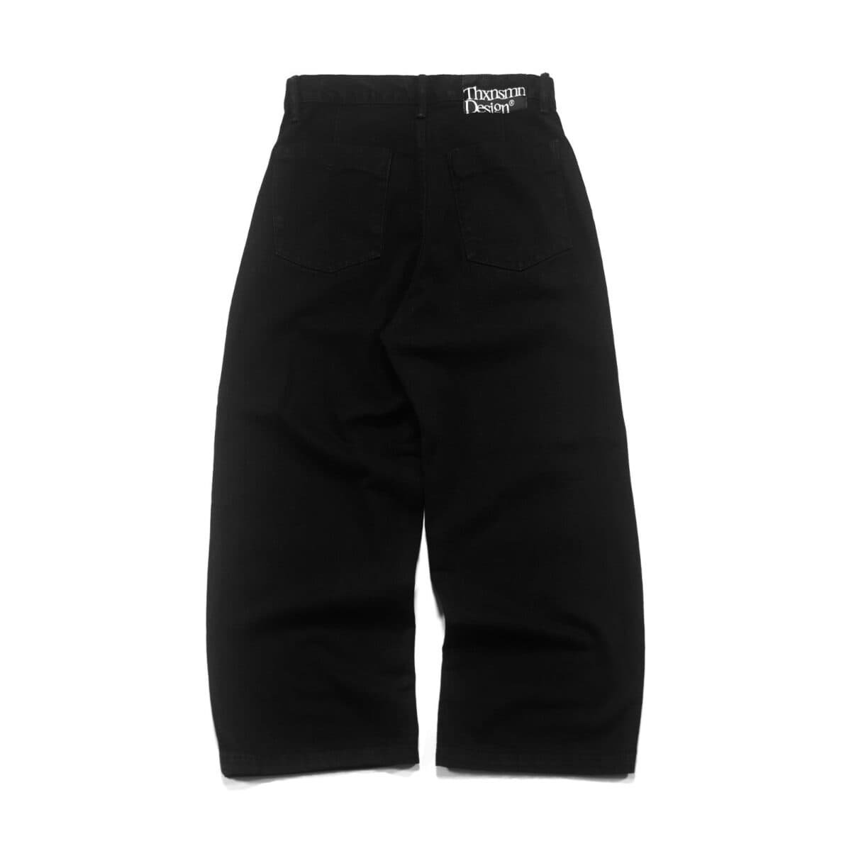 Denim Pants Maria Washed Black Thanksinsomnia - Gambar 2