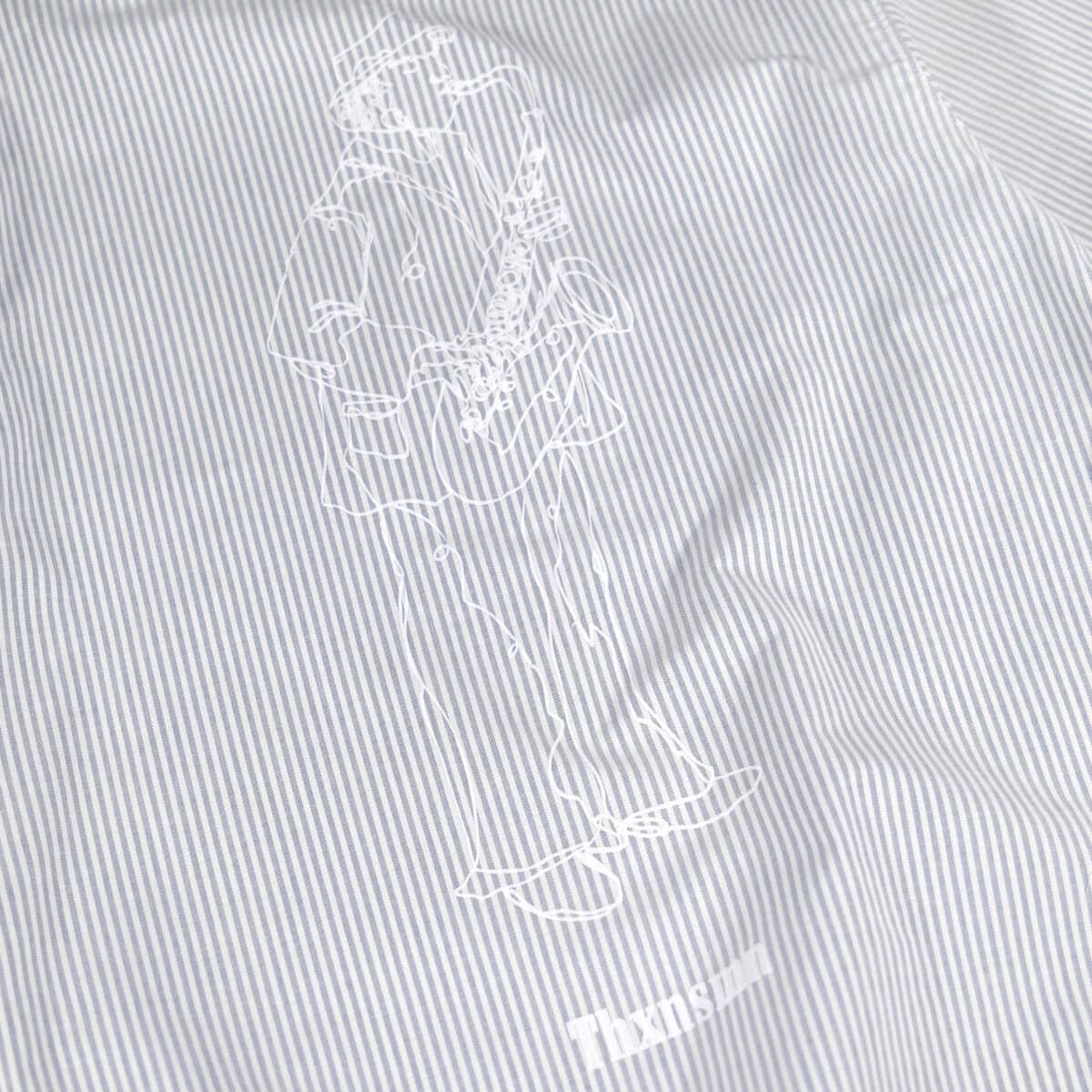 Shirts Juletta Striped White Thanksinsomnia - Gambar 3