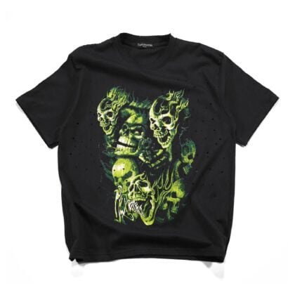 Tshirt Elianne Soft Black - Distressed Tee Thanksinsomnia