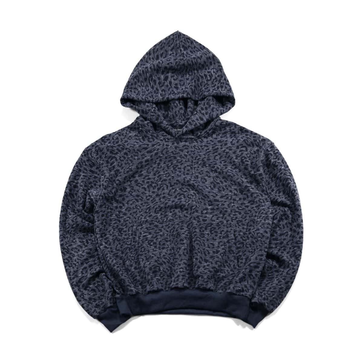 Hoodie Gracie Leopard Camo Dark Blue Thanksinsomnia