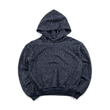 Hoodie Gracie Leopard Camo Dark Blue Thanksinsomnia