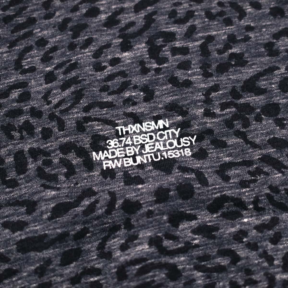 Hoodie Gracie Leopard Camo Dark Blue Thanksinsomnia - Gambar 3
