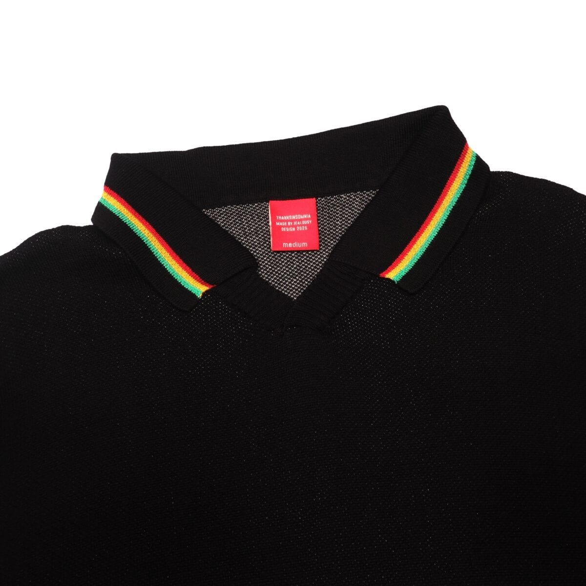 Sweater Polo Knit Fynessa Black Thanksinsomnia - Gambar 3