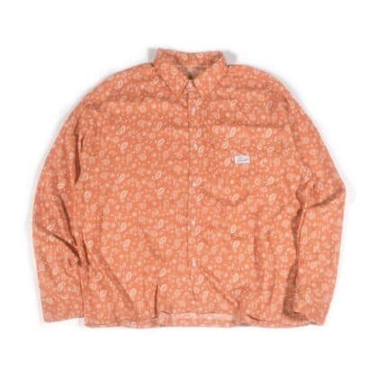 02 - Long Shirt Laureline Paisley Orange Thanksinsomnia